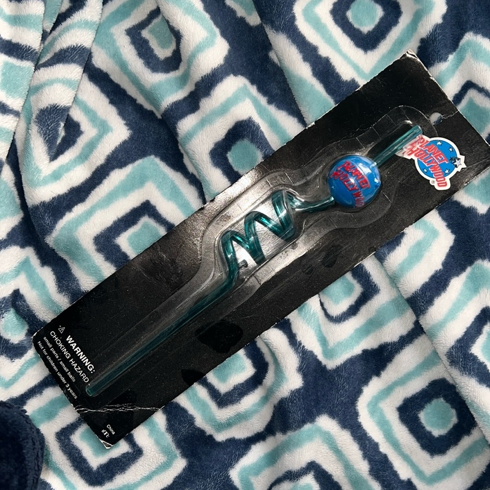 Rare Planet Hollywood Straw